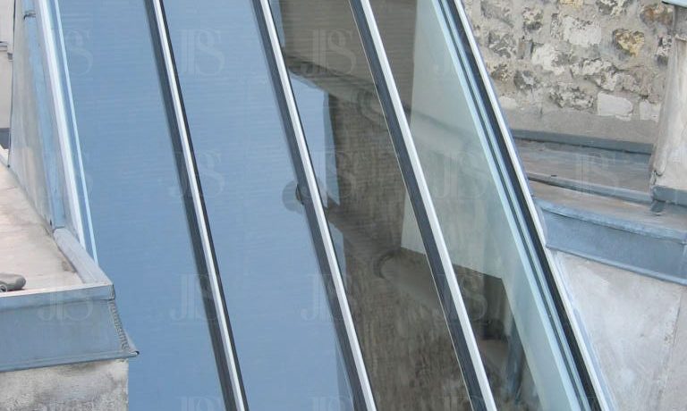 Toiture en verre toiture en verre sur mesure, vitrerie, JPS serrurier