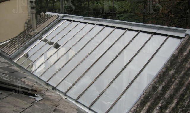 Toiture en verre toiture de maison vitrée, JPS serrurier