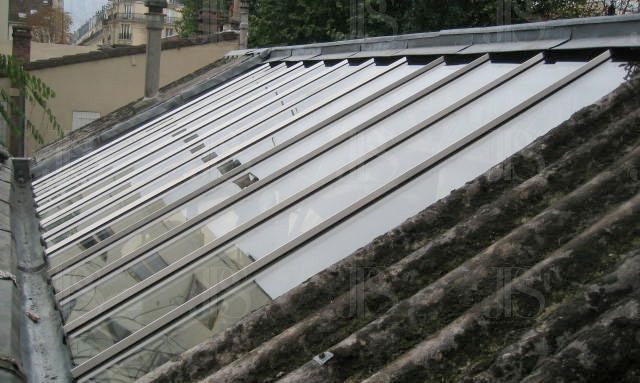 Toiture en verre vitrerie toiture maison sur mesure, JPS serrurier
