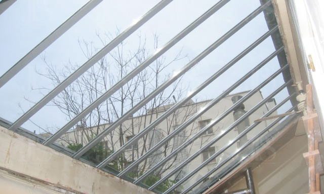 Toit vitrée Toiture en verre, JPS serrurier