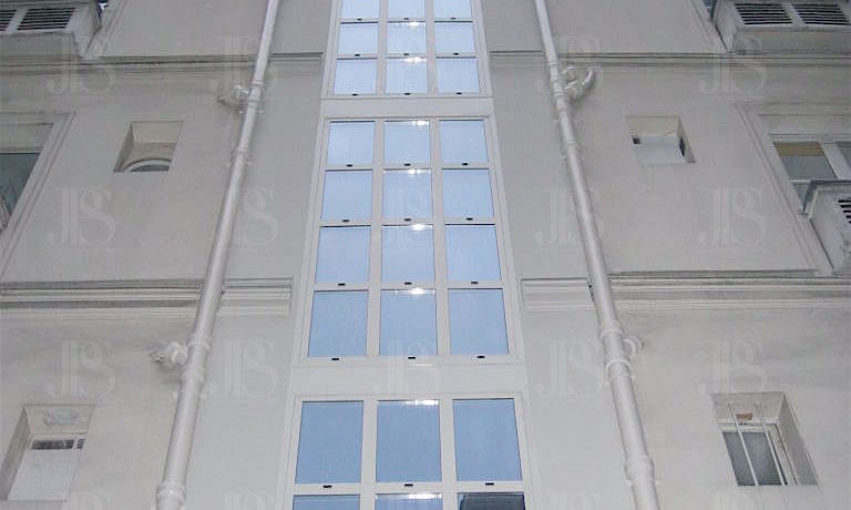 Façade en verre façade extérieur de bâtiment en verre, JPS serrurier